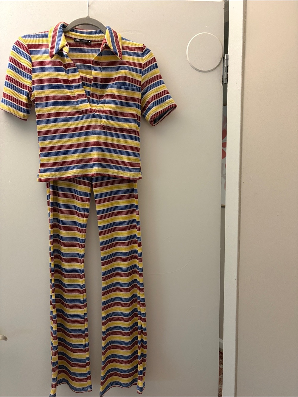 Zara Striped Polo Set